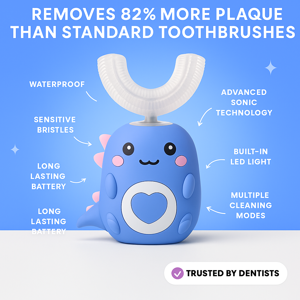ZappyBrush U-Shaped 360º Ultrasonic Toothbrush