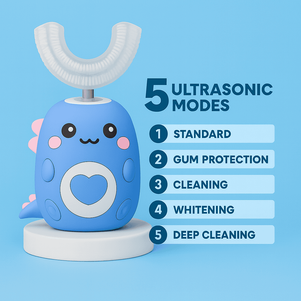 U-Shaped 360º Ultrasonic Toothbrush