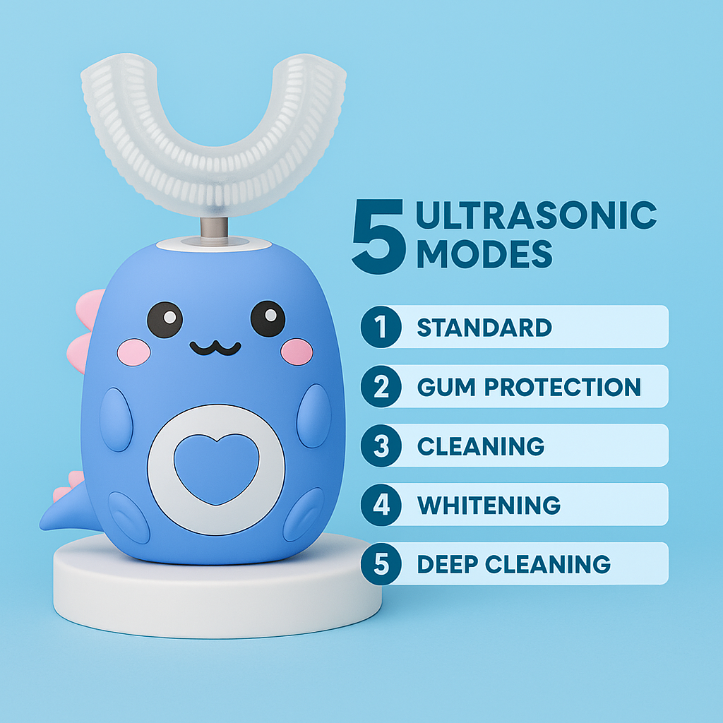 ZappyBrush U-Shaped 360º Ultrasonic Toothbrush